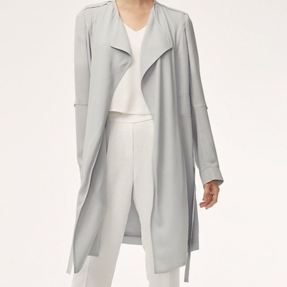 Aritzia Babaton Flowy Trench Coat